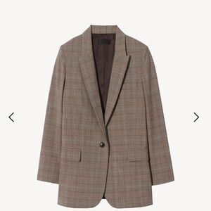 Nili Lotan Diane Glen Check Blazer